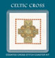 Crafts, Cross Stitch Coaster Kit, Celtic Cross