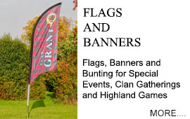 Flags and Banners Flags, Banners and Bunting for Special Events, Clan Gatherings, Festivals and Highland Games